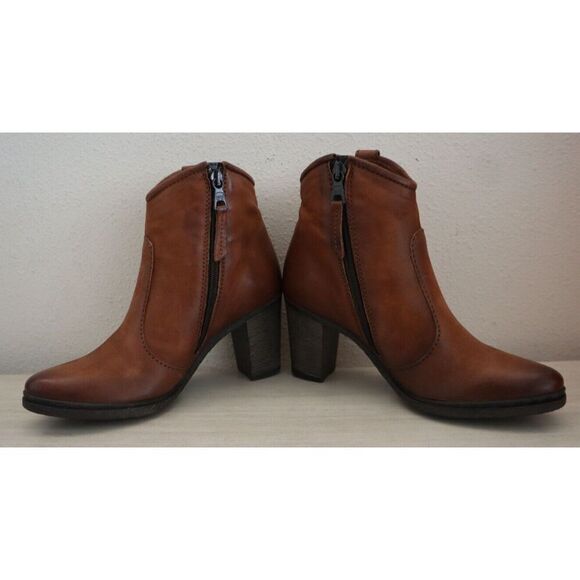 Miz Mooz 580269-101 Women Sz 36 US 5.5-6 Brandy Brown Leather Rico Booties - Picture 13 of 14